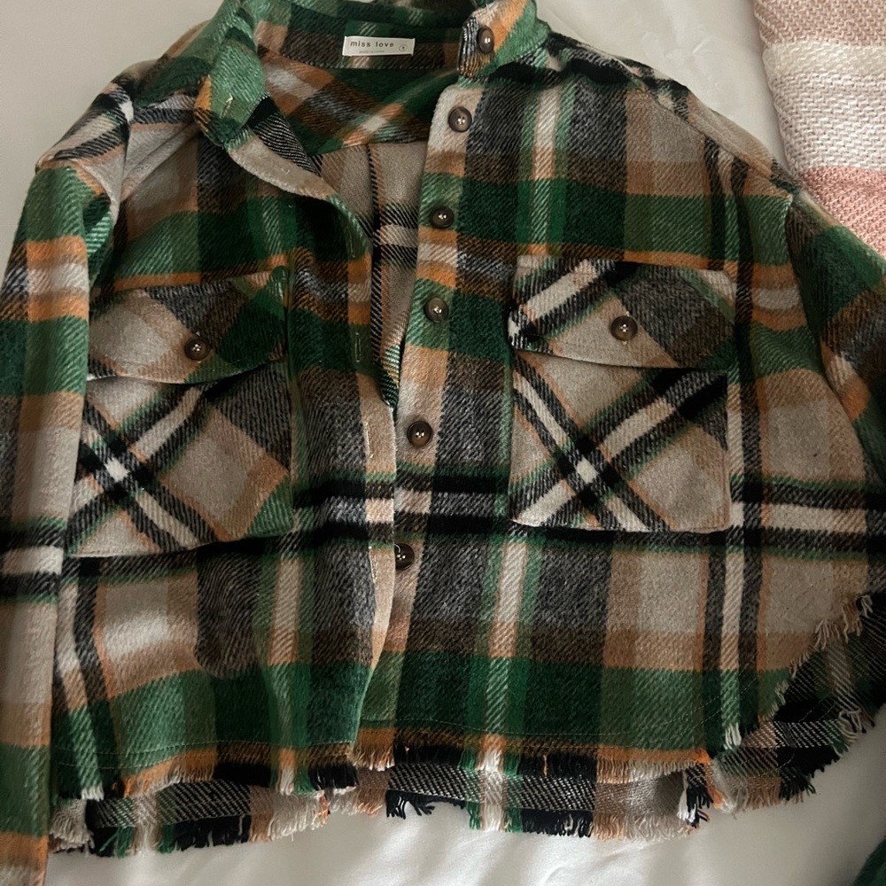 Cropped flannel - Picture 2 of 4